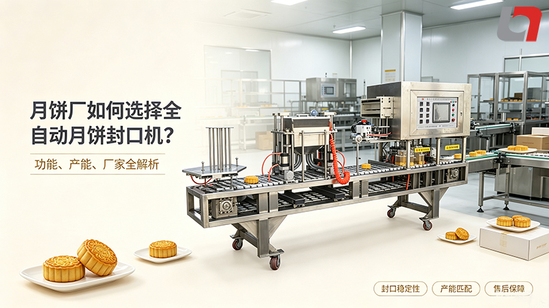月饼厂如何选择全自动月饼封口机?功能、产能、厂家全解析
